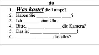 Im Kaufhaus - В универмаге, одежда, покупки - Немецкий язык онлайн - Start Deutsch Тема покупки на немецком языке