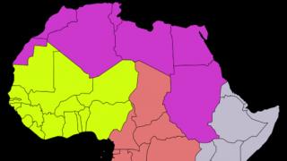 Состав, политическая карта, население африки